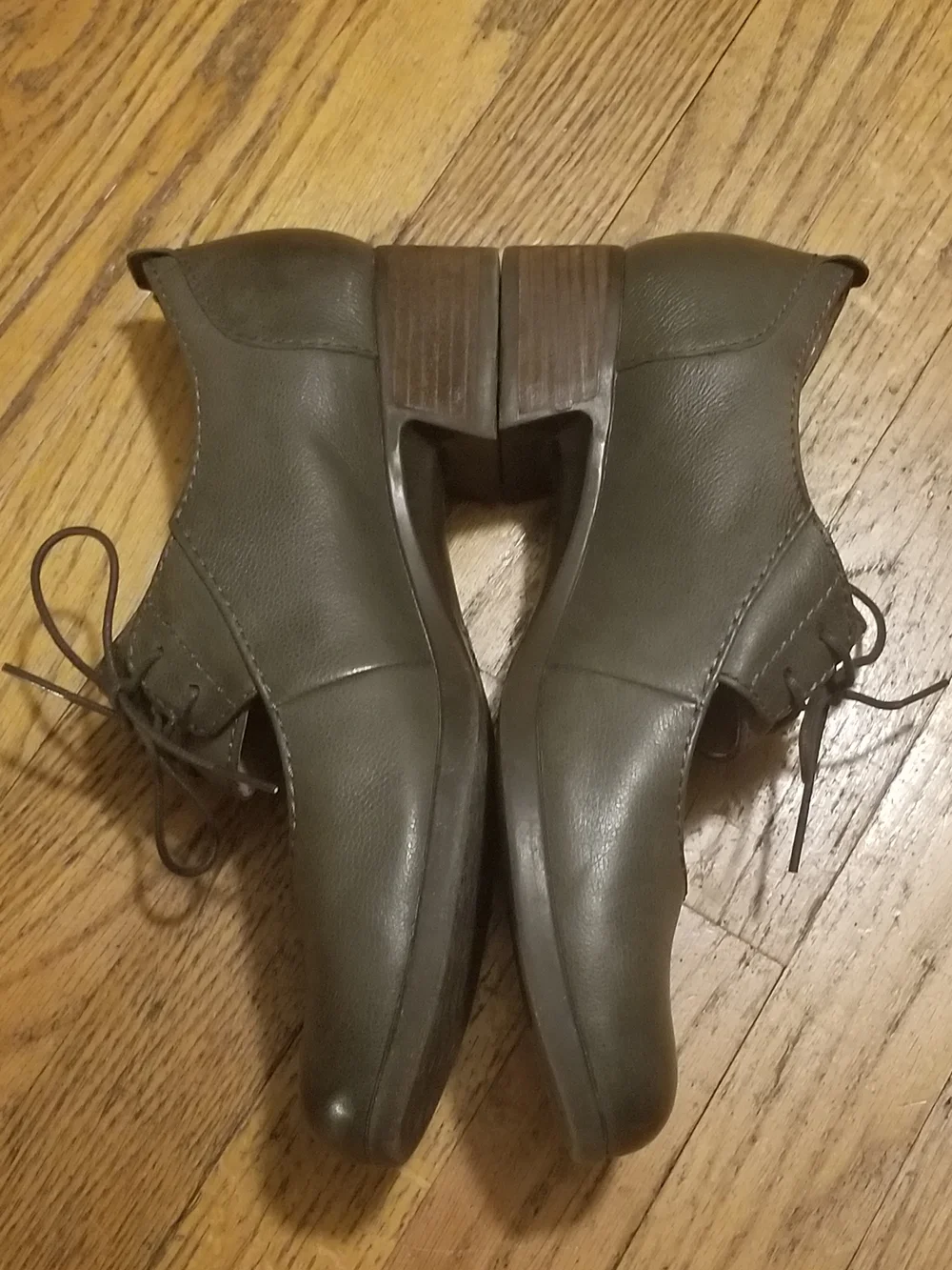 Dansko Larose Womens Olive Green Leather Lace Up Mary Jane Shoes in size 10 (41)